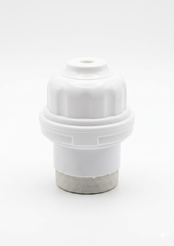 SOCKET FOCO CERAMICA PVC