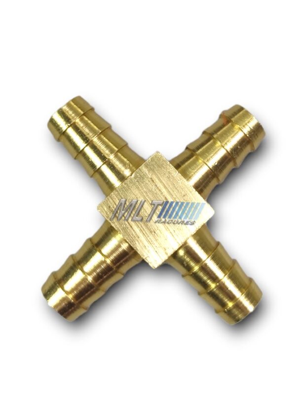CRUCETA DE BRONCE PARA GAS MISTIPLAS